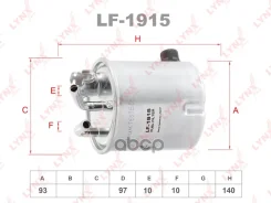 ������ ��������� Nissan Navara(D40) 2.5d 05 / Pathfinder(r51) 2.5d 05 LF-1915 LYNXauto ���. LF1915 LF1915 ����