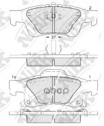 ������� �������� ��������! Alfa Romeo Giulietta 1.8TBi 10 NiBK ���. PN0834 PN0834-NIBK PN0834 ����