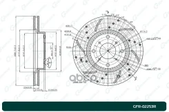 ���� ��������� ��������������� ������������� G-brake GFR-02253R ������ 45251S0A000, �45251ST3E60, �5860139610, �45251SS0A00 G-Brake ���. GFR-02253R GF...