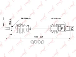������ � ����� R (Z 25x31) LYNXauto ���. CD1022 CD1022 ����