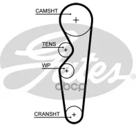 ������ ��� Ford Fiesta 95-99 / Chery Amulet A15 03-10 Gates ���. 5665XS 5665XS ����