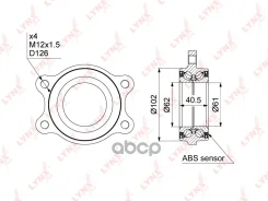��������� ������� ������ | �����/��� ����/��� | Audi A4 / A5 / A6 / A7 / A8 / Q5 07- [+ABS] 2,18 LYNXauto ���. WB1002 WB1002 ����
