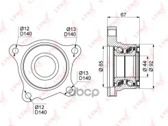 ��������� ������� ������ R � ABS LYNXauto ���. WB1030 WB1030 ����