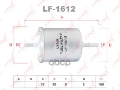 ������ ��������� FORD Mondeo III (B4Y/5Y/BWY) 1.8, 2.0, 2.5, 3.0 11/00-03/07, Transit 2.3 16V 07/06- LYNXauto ���. LF1612 LF1612 ����