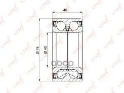 ��������� ������� �����. [40x40x74] AUDI A3 1.6-1.9D 96-03 / TT 1/8T-3.2 99-06, Skoda Octavia(1U) 1.4-2.0 96-10, VW Golf IV 1.4-3.2 97-05 LYNXauto ���...