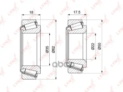 �������� ���������� ������� ������ | ����� | Mercedes-Benz C-Class (W203, W204) 00-13 0,52 LYNXauto ���. WB1282 WB1282 ����