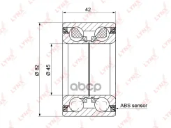 ��������� ������� ������ | ����� | Ford Focus (BM_, BL_, BK_) 11- / Kuga (CBV) 08-12 WB-1532 LYNXauto ���. WB1532 WB1532 ����