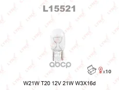 ����� W21W 12V W3X16D LYNXauto ���. L15521 L15521 ����
