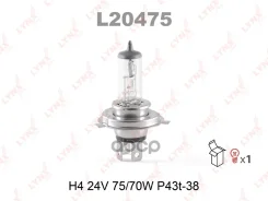 ����� ����������� H4 24V 75/70W P43T-38 L20475 LYNXauto ���. L20475 L20475 ����