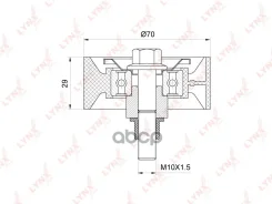 ����� �������� ���������� ����� FIAT Ducato (244,250) 2.3D 02- / UP PB-7111 LYNXauto ���. PB7111 PB7111 ����