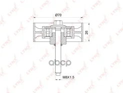 ����� �������� ���������� ����� FORD Mondeo III/IV 1.8/2.0 05- / S-MAX 2.0 06- / Volvo S40 II/S80 II/V70 2.0 07- PB-7220 LYNXauto ���. PB7220 PB7220 �...
