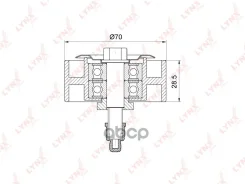 ����� ��������! Toyota Land Cruiser Prado 3.0 D-4D 93 PB7244_LYN LYNXauto ���. PB7244 PB7244 ����