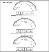 ������� ��������� ���������� | ��� | Mazda Familia 1,5 1,7 2,0 96-99, Nissan AD WFNY10, Serena KAJC23, March ANK11 Allied Nippon ���. ABS0236 ABS0236...
