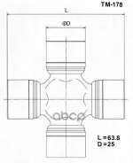 ���������� ������ 25,00/63,80 RVR GUM-78 ���� KG417/026. CN.02.15701 TOYO ���. TM-178 TM178 ����
