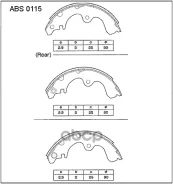 ������� ��������� ���������� | ��� | Toyota Corolla 2, Starlet, Corsa/Tercel 4EFE Allied Nippon ���. ABS0115 ABS0115 ����