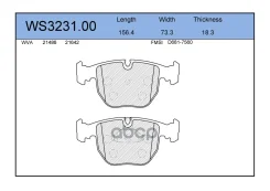 ������� ��������� �������� | ����� | BMW X5 (E53) 3.0 i 05.2000 - 12.2006 BMW 5 (E39) 525 i 09.2000 - 06.2003 Jeenice ���. WS323100 WS323100 ����
