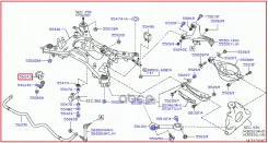 ������ ������������� ������� Nissan ���. 54613-1BF7A 546131BF7A ����