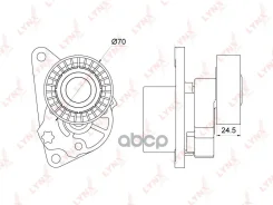 ���������� ������������� ����� Volvo S40 1.6/2.0 99-04 / S60 2.0-2.5 00-09 / S80 2.0-3.0 98-06 / XC90 2.5T 02- PT-3119 LYNXauto ���. PT3119 PT3119 ���...