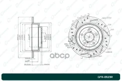 ���� ��������� ��������������� G-brake GFR-01123R ������ 26310AA050, �26310AA040, �26700FE010, �26700FE030, �26710FA130, �26310AA051, �26700FE020, �26...