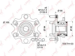 ������� ������ | ��� ����/��� | Mitsubishi Pajero / Montero (V8_, V9_) 06- WH-1040 LYNXauto ���. WH1040 WH1040 ����