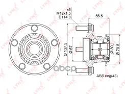 ������� ������ � ����� (� ABS, 5 ��������� ������) LYNXauto ���. WH1077 WH1077 ����
