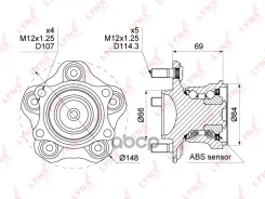 ������� ������ � ����� � ABS LYNXauto ���. WH1053 WH1053 ����
