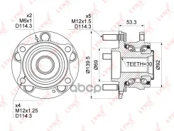 ������� ��������/������ � ����� LYNXauto ���. WH1168 WH1168 ����