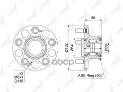 ������� ������ � ����� � ABS LYNXauto ���. WH1152 WH1152 ����