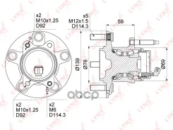 ������� ������ � ����� � ABS LYNXauto ���. WH1244 WH1244 ����