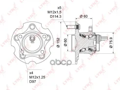 ������� ������ � ����� � ABS LYNXauto ���. WH1232 WH1232 ����
