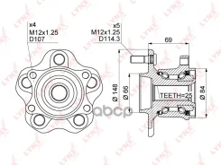 ������� ������ � �����! Nissan Juke Qashqai/X-Trail(T31) WH1356_LYN LYNXauto ���. WH1356 WH1356 ����