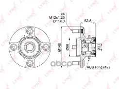 ������� ������ � ����� � ABS LYNXauto ���. WH1458 WH1458 ����