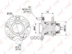 ������� ������ | ��� ���� | Toyota Harrier (_U35) 03-08 / Highlander (_U25) 03-07 / Lexus RX (_U35) 03-08 [+ABS] WH-1502 LYNXauto ���. WH1502 WH1502 �...