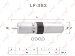 ������ ��������� BMW 1(F40) 1.5-2.0 19 / 2(F44) 1.5-2.0 13 / X1(F48) 2.0 14-22 / X2(E39) 1.5-2.0 17 LF-382 LYNXauto ���. LF382 LF382 ����