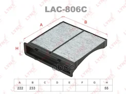 ������ ������ �������� �������� Subaru Impreza III (07-), Forester III (07-) 0,24 LYNXauto ���. LAC806C LAC806C ����