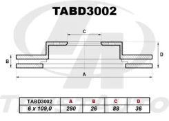 ���� ��������� 8-94375-533-3 GR-02230 / TABD3002 UBS25, UBS69 ABS Trustauto 8943754163 ����