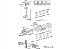 ����� ��� Toyota Corolla 1999�2009 1320129685A0 CDE120 1CD-FTV 1320129685A0 ����