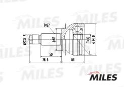 ���� �������� Subaru Forester 07-/Impreza 07-/Legacy 03- (30x53.6x27) GA20424 ����� ����� GA20424 ����