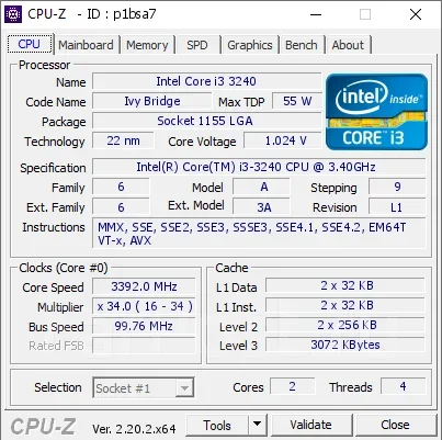 Intel Core i3-3240 ����
