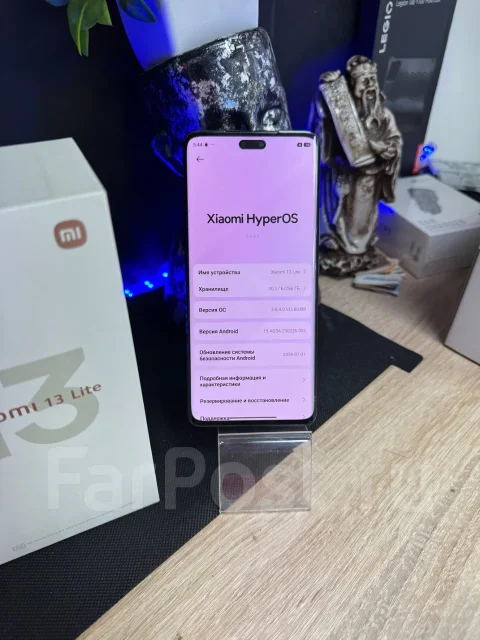 Xiaomi 13 Lite. �/�, 256 ��, ������, 3G, 4G LTE, 5G, Dual-SIM ����