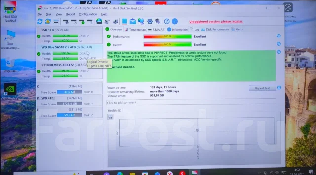 SSD 2,5 �����. 4 000���, ��������� SATA ����