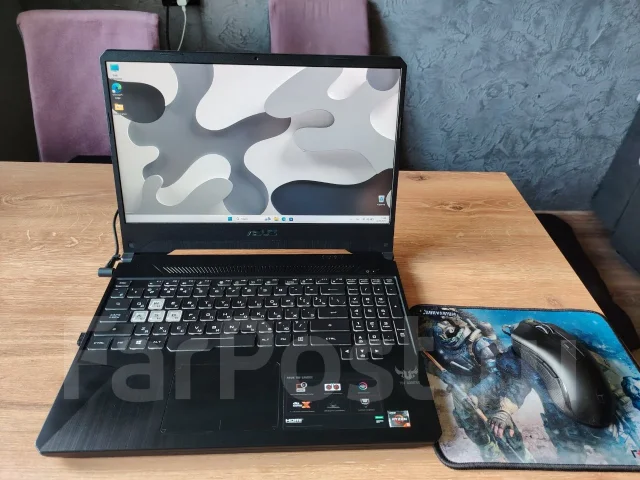 Asus TUF Gaming. 16.4", 4����, ��� 16 ��, ���� 1 000���, WiFi: 1, Bluetooth: 1, ����������� �� 3��. ����