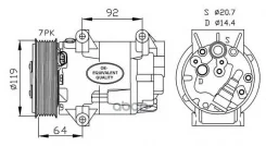 ���������� ������������ Renault Grand Scenic 04- Easy Fit NRF ���. 32424 32424 ����