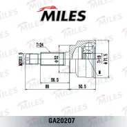 ���� �������� Mazda 121/KIA Pride 1.1-1.3 90-96 GA20207 ����� ����� GA20207 ����