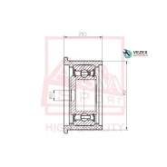 ����� �������� Toyota Corolla AE10#/CE10#/EE10# 1991-2002 ASVA TYBP022 TYBP022 ����