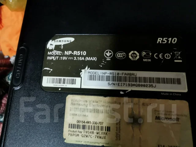 Samsung R510 ����
