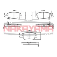 ����. ������� ������. Hyundai Elantra 1.6/1.8 11-, Nakayama HP8618NY HP8618NY ����