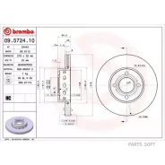 ���� ��������� AUDI 80 B4 Avant (8C5) 2.8 quattro Brembo 09572410 09572410 ����