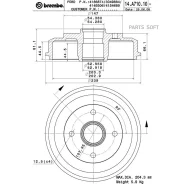 ������� ��������� Brembo 14A71010 14A71010 ����