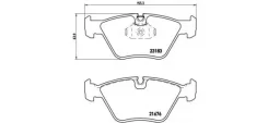 ������� ����. ���. BMW X3 (E83) 2.0 d 03.2007 - 08.2007 BMW X3 (E83) xDrive 25 i 09.2008 - 12.2011 BMW E46 330i-ix/330d-dx, X3 2.5/3.0/3.0D Brembo P06...